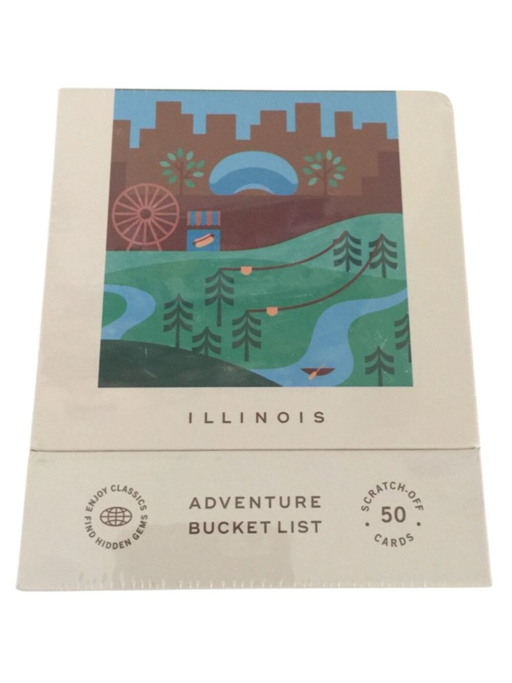 Adventure Bucket List ILLINOIS 50 Scratch Off Cards by RIO